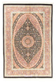 Silk Carpet - Ghom Silk - Premium - 154 x 101 cm - mörkblå