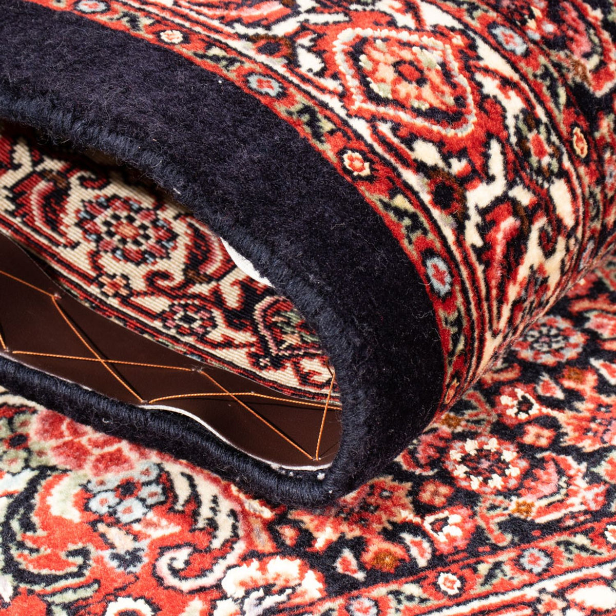 Persisk matta - Bijar - 145 x 72 cm - mörkblå