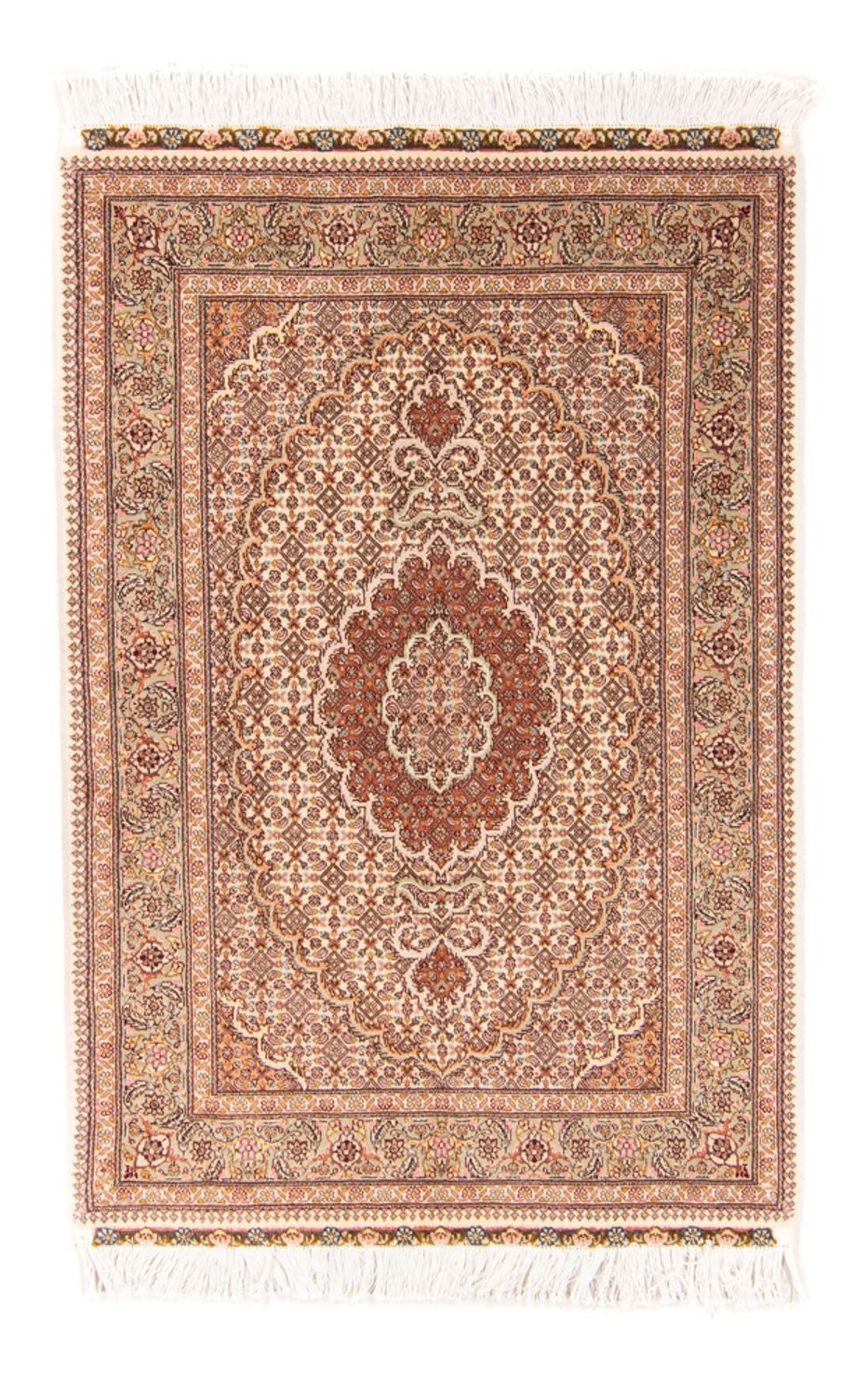 Persisk matta - Tabriz - Royal - 130 x 75 cm - beige