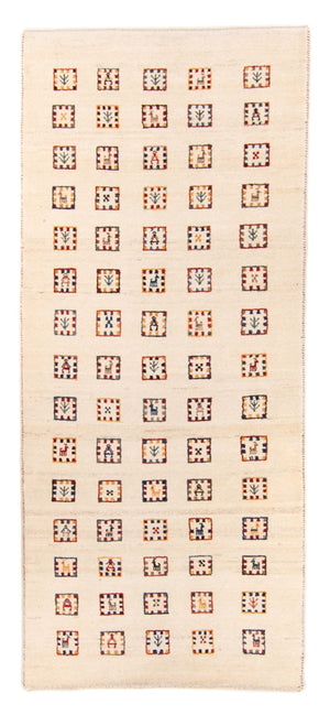 Runner Gabbeh-matta - Loribaft Persian - 200 x 82 cm - beige