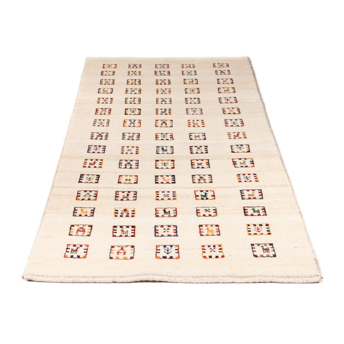 Runner Gabbeh-matta - Loribaft Persian - 200 x 82 cm - beige