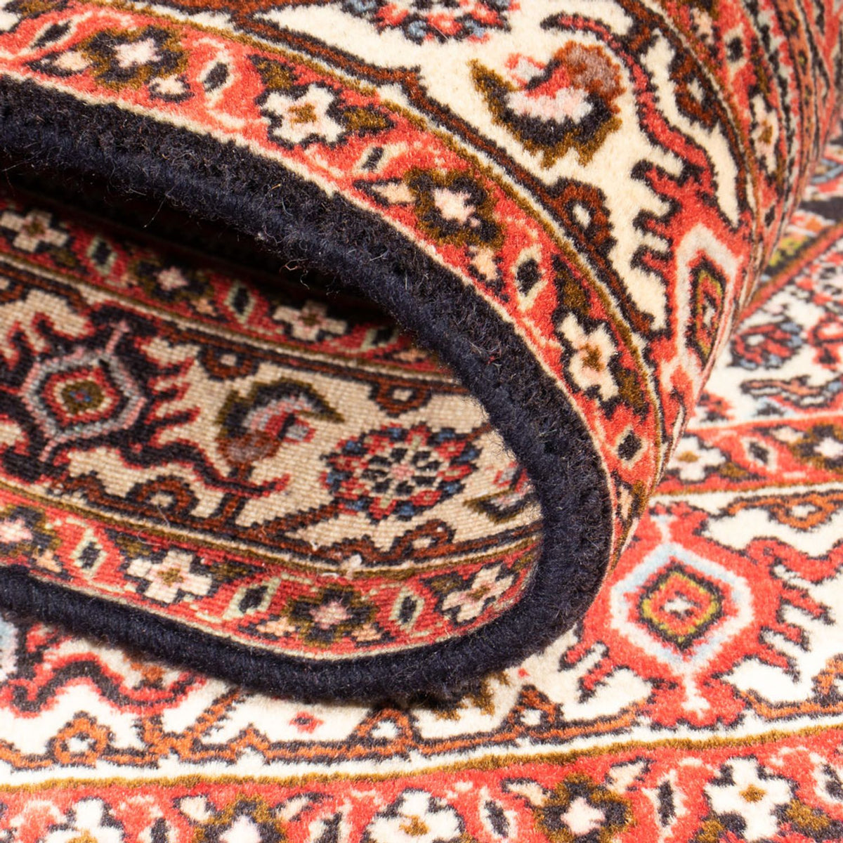 Persisk matta - Bijar - Royal - 137 x 81 cm - röd