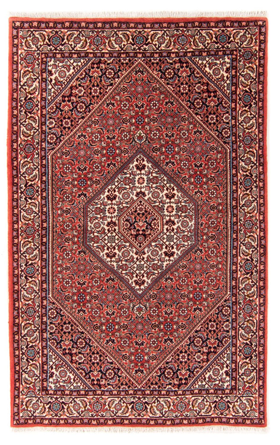 Persisk matta - Bijar - Royal - 181 x 112 cm - röd