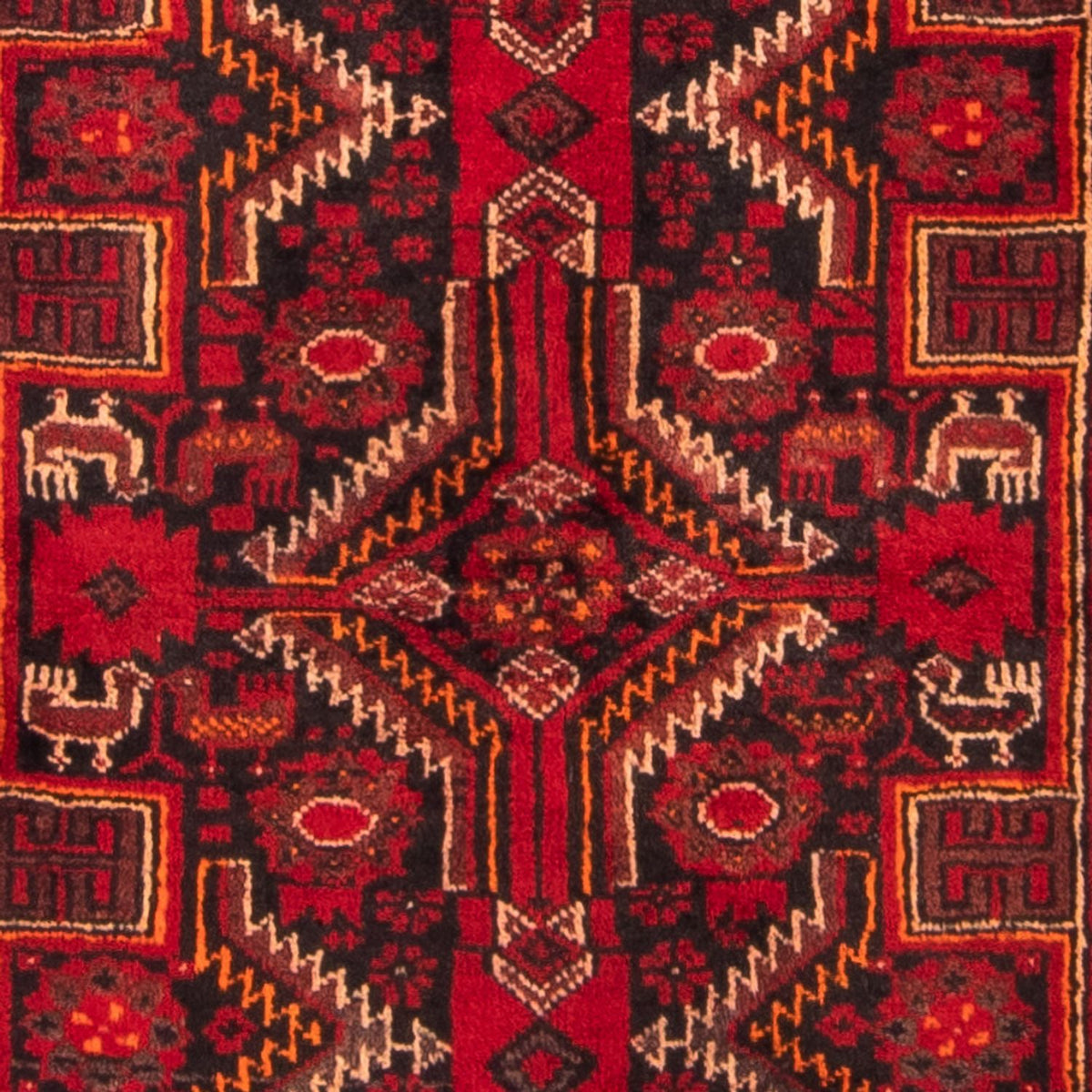 Baluch-matta - 173 x 89 cm - röd