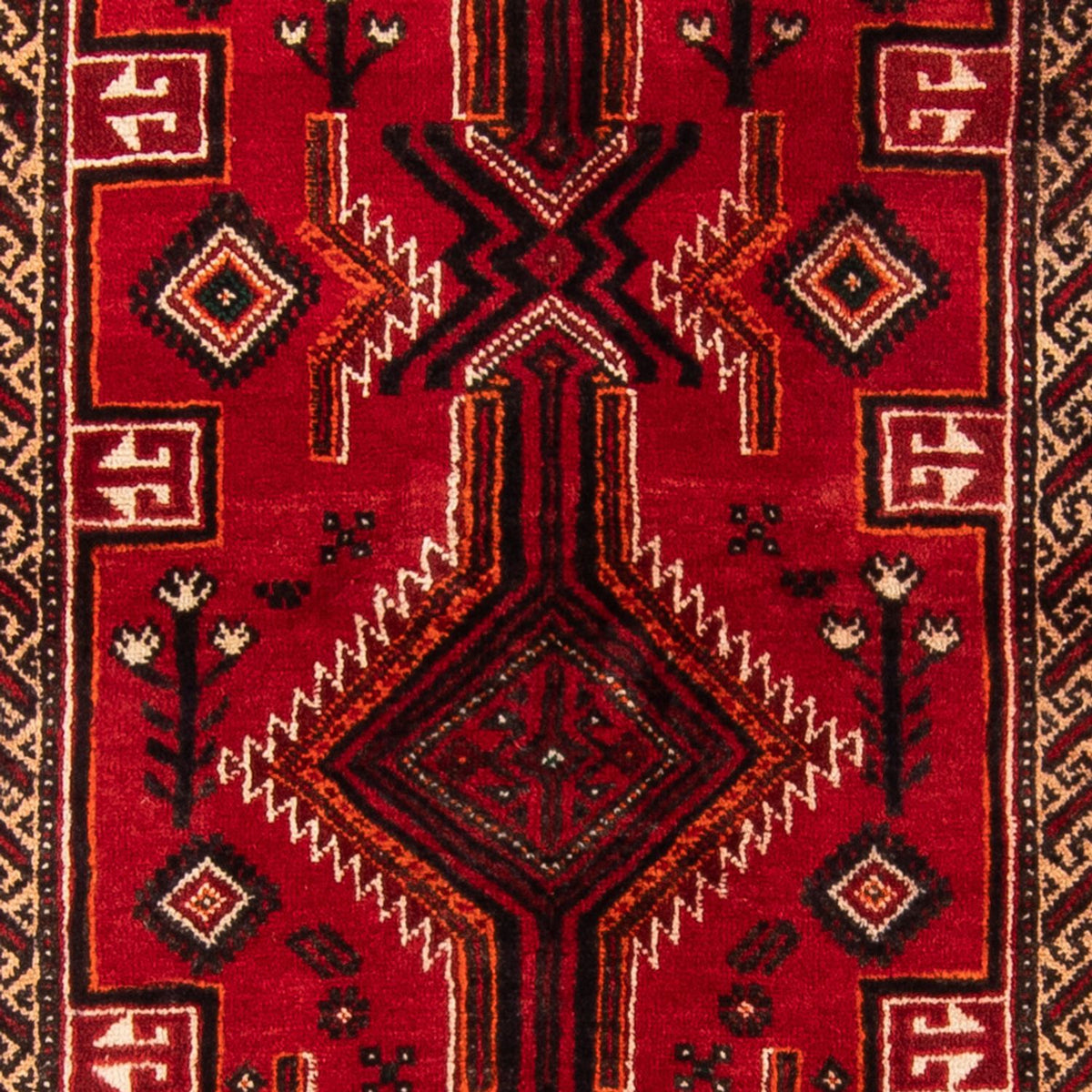 Runner Baluch-matta - 211 x 102 cm - röd