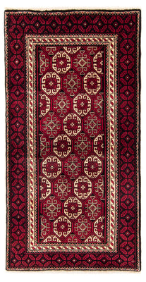 Runner Baluch-matta - 198 x 102 cm - röd