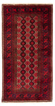 Runner Baluch-matta - 190 x 95 cm - röd