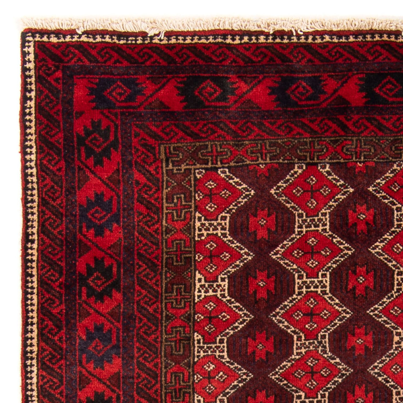Runner Baluch-matta - 190 x 95 cm - röd