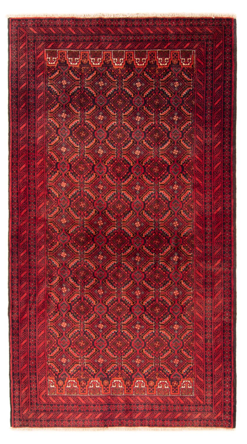 Baluch-matta - 216 x 118 cm - röd