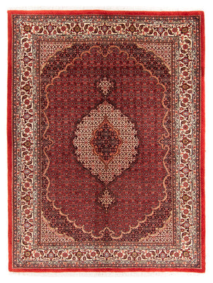Persisk matta - Bijar - Royal - 209 x 153 cm - röd