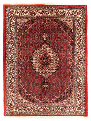 Persisk matta - Bijar - Royal - 209 x 153 cm - röd