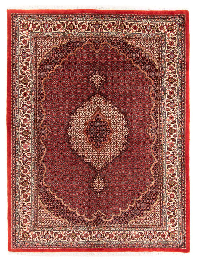 Persisk matta - Bijar - Royal - 209 x 153 cm - röd