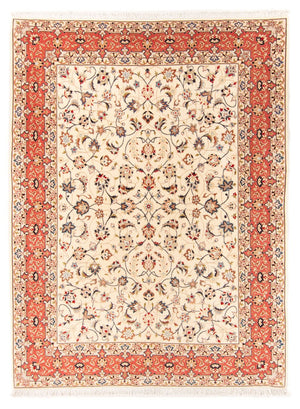 Persisk matta - Tabriz - Royal - 210 x 154 cm - grädde