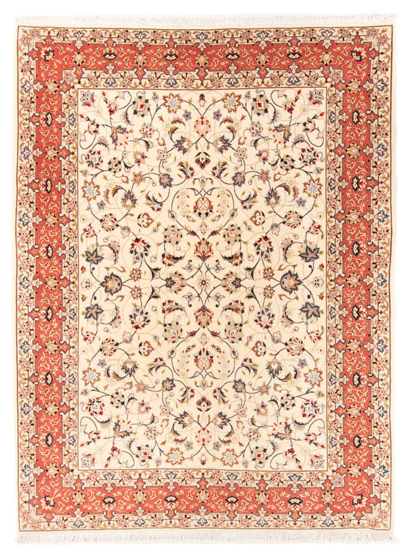 Persisk matta - Tabriz - Royal - 210 x 154 cm - grädde