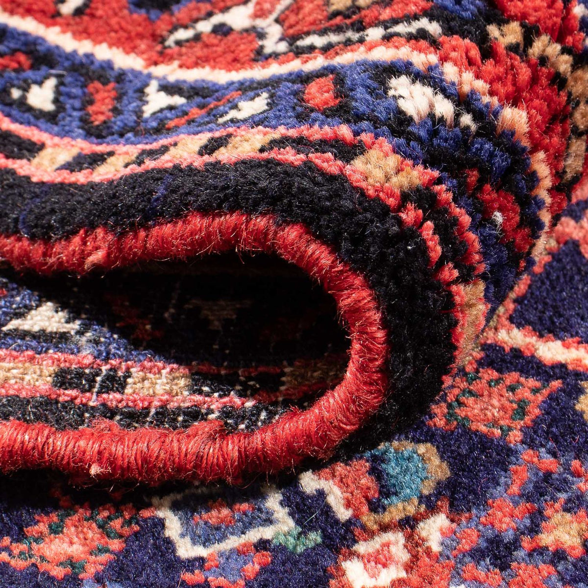 Persisk matta - Nomadic - 138 x 83 cm - mörkblå