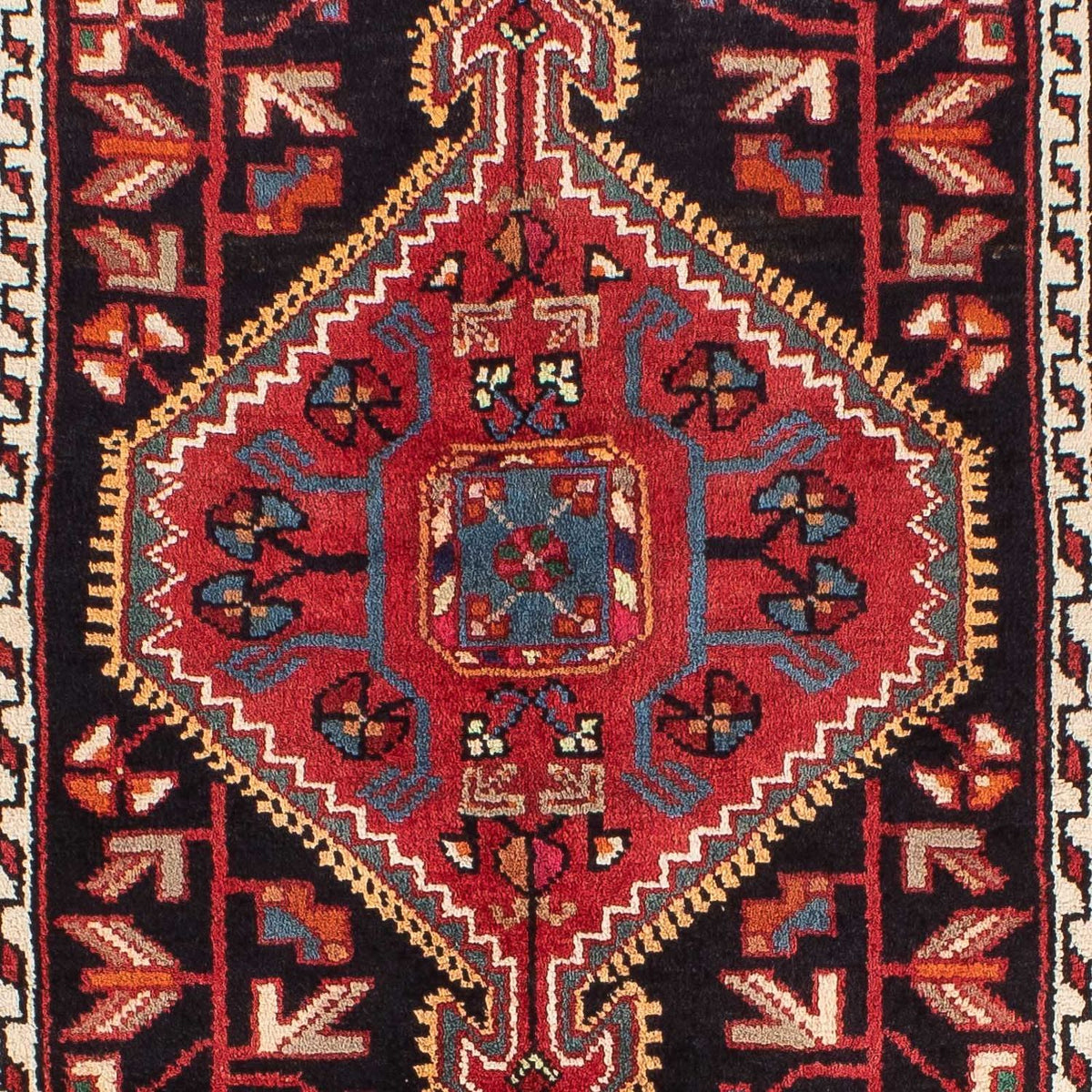 Persisk matta - Nomadic - 136 x 82 cm - mörkblå