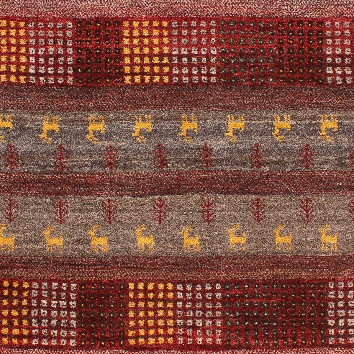 Gabbeh-matta - Loribaft Persian - 128 x 84 cm - flerfärgad