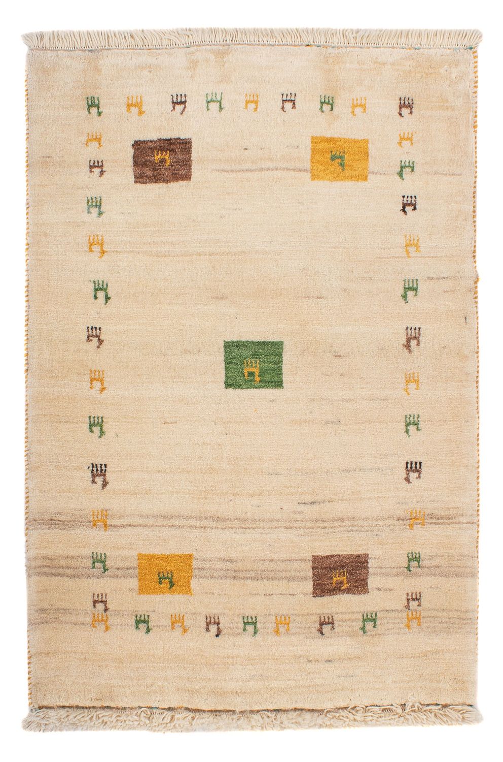 Gabbeh-matta - Loribaft Persian - 123 x 85 cm - flerfärgad
