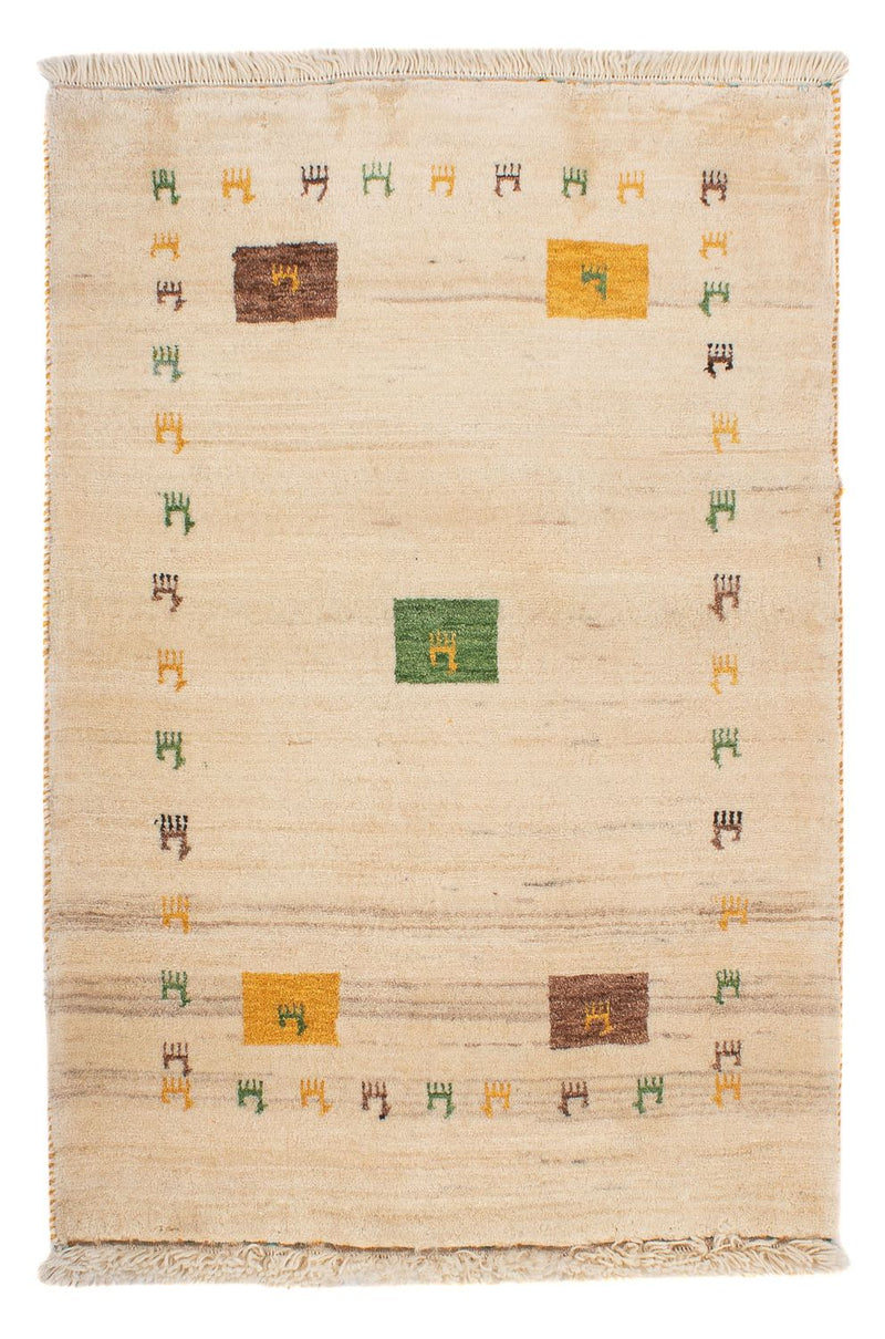 Gabbeh-matta - Loribaft Persian - 123 x 85 cm - flerfärgad