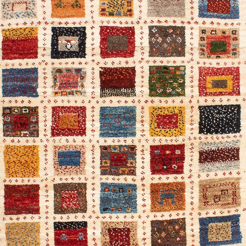 Gabbeh-matta - Loribaft Persian - 128 x 86 cm - flerfärgad