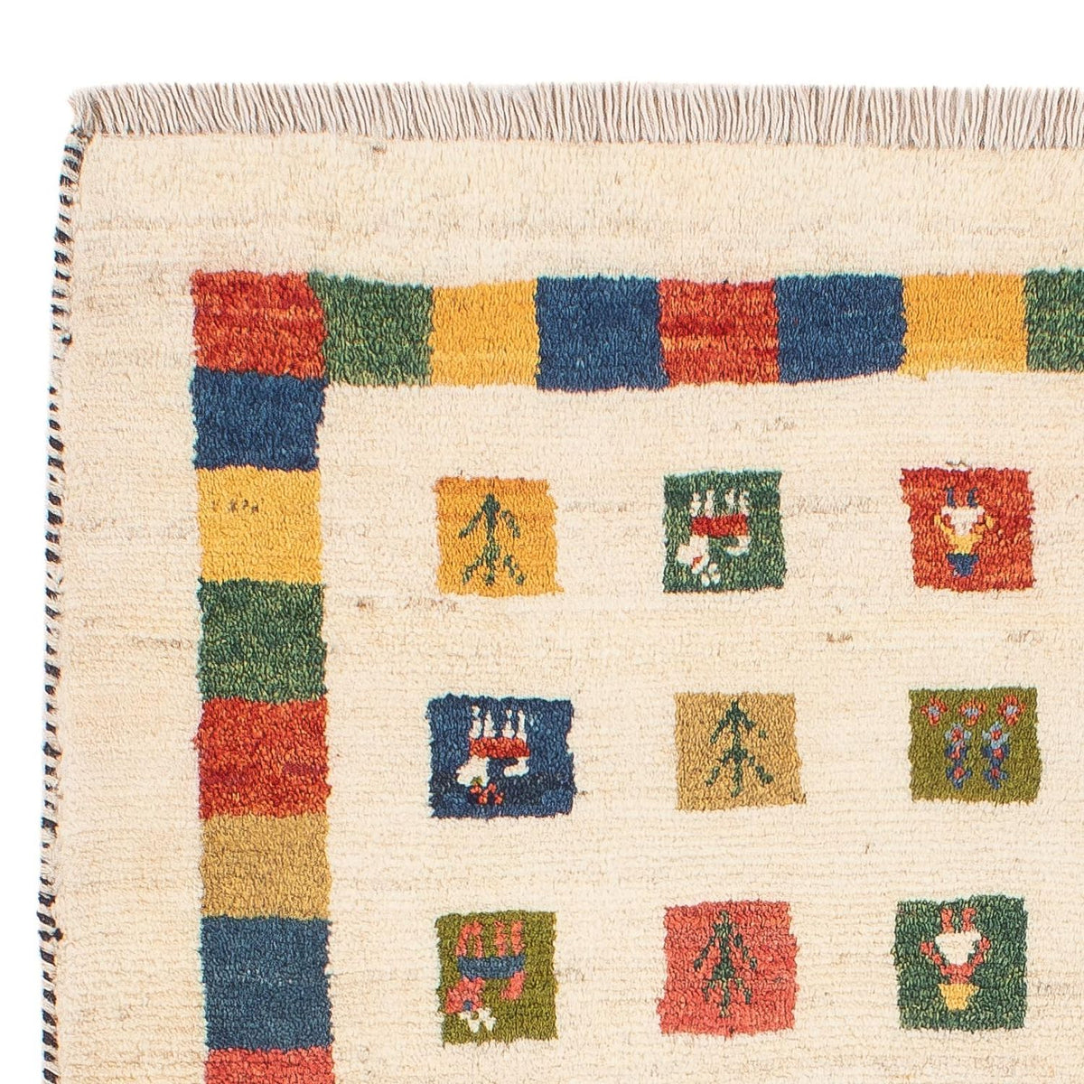 Persisk Gabbeh Mattan 76x122cm - Perserteppich Wollteppich
