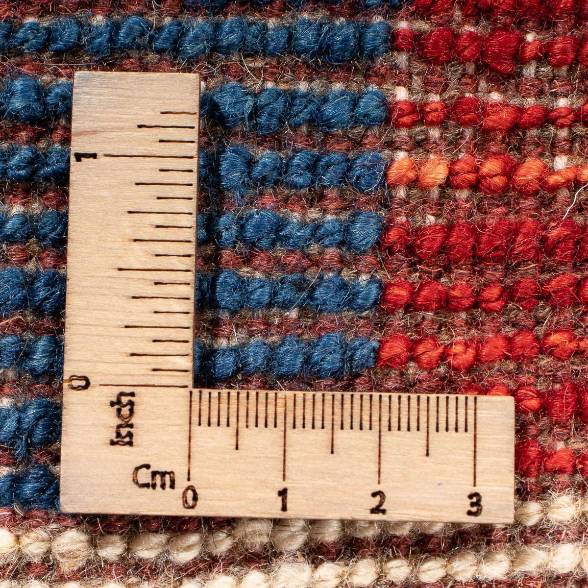 Gabbeh-matta - persisk - 122 x 76 cm - flerfärgad