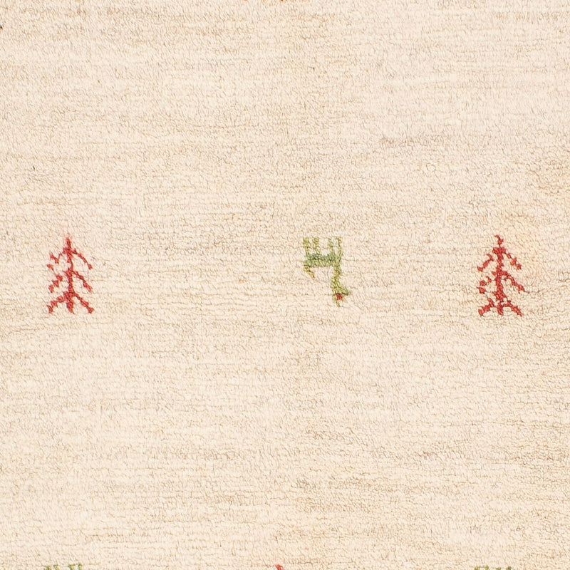 Gabbeh-matta - persisk - 125 x 77 cm - natur