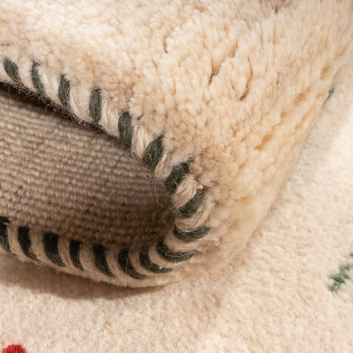 Gabbeh-matta - persisk - 124 x 83 cm - flerfärgad