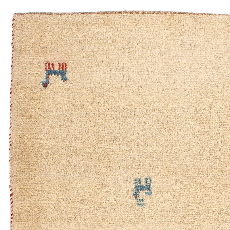 Gabbeh-matta - persisk - 89 x 67 cm - beige