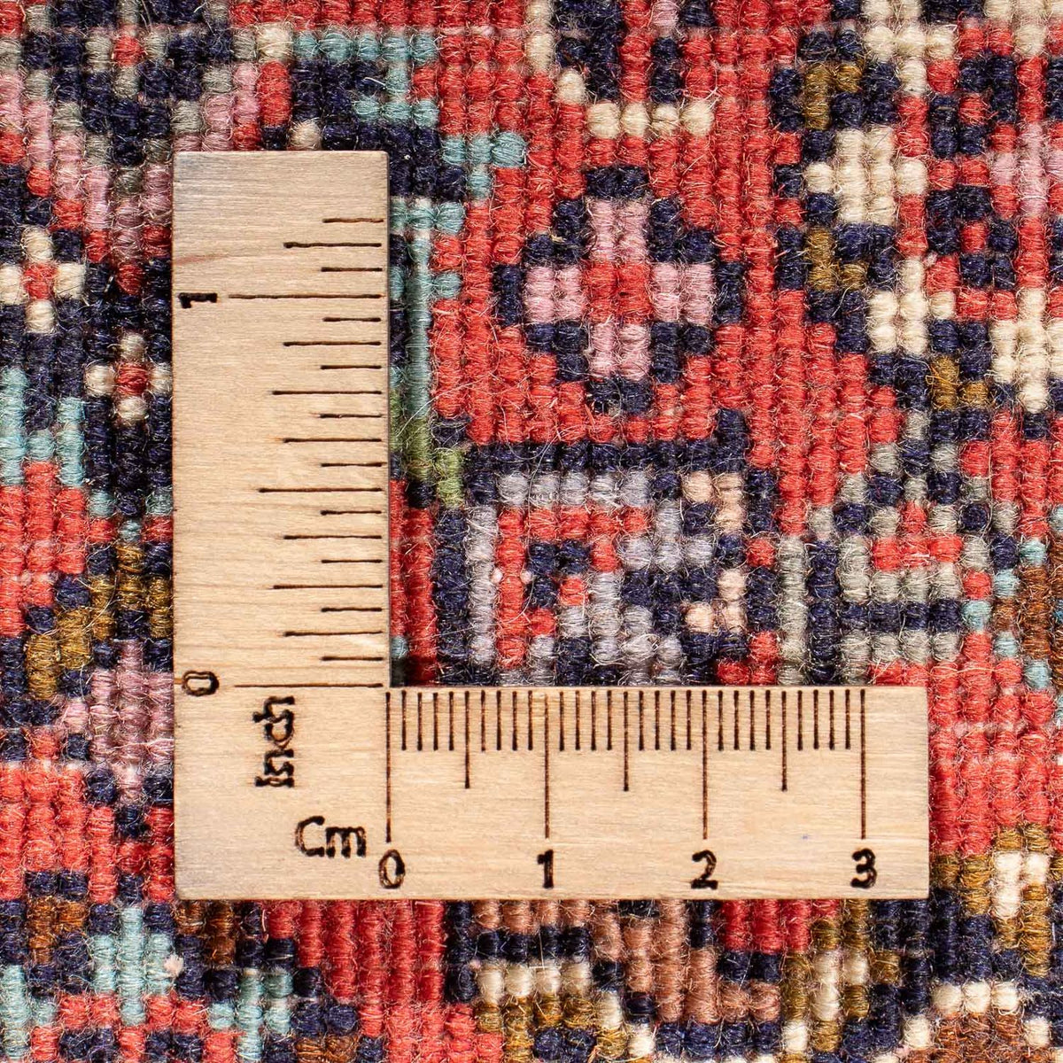 Persisk matta - Bijar - Royal - 94 x 74 cm - röd