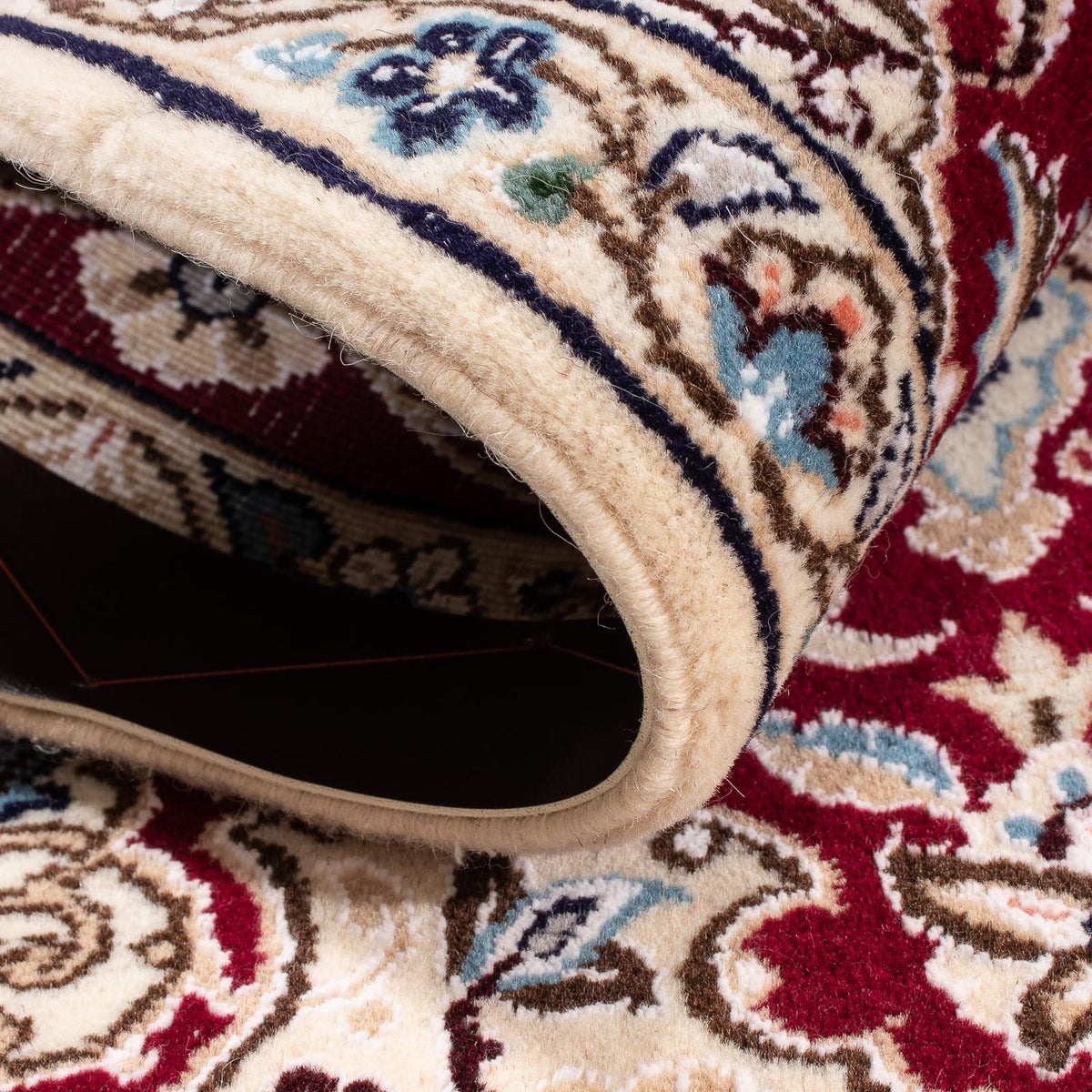 Persisk matta - Nain - Royal - 93 x 65 cm - röd