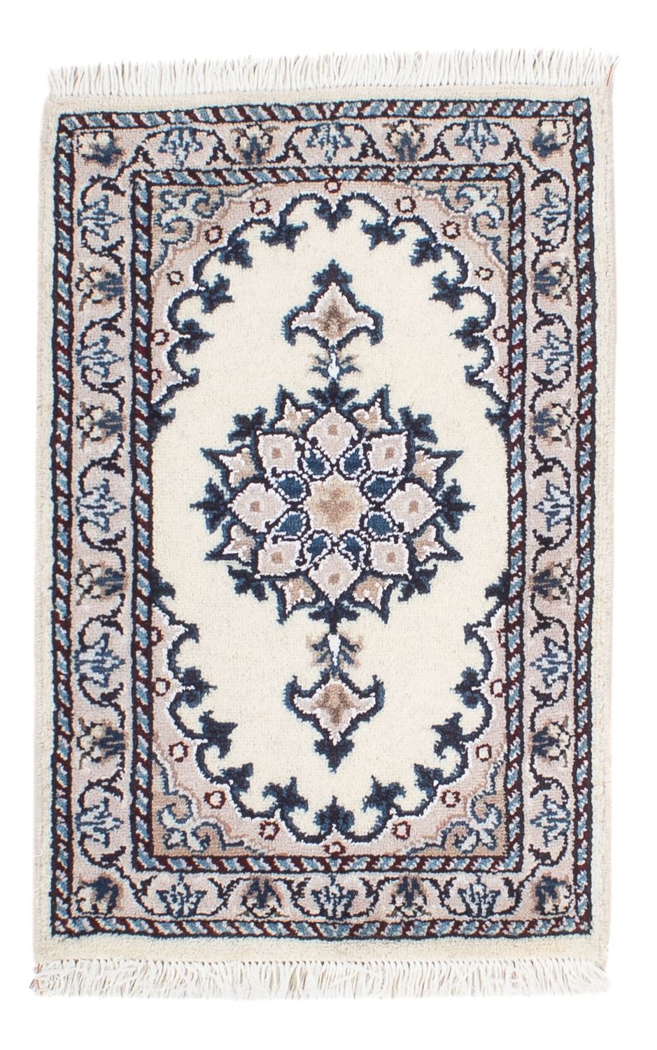 Persisk matta - Nain - 60 x 40 cm - beige