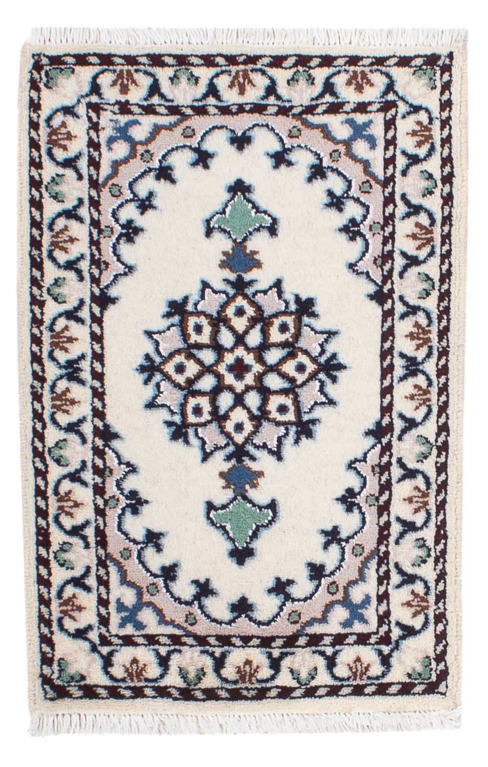 Persisk matta - Nain - 60 x 40 cm - beige