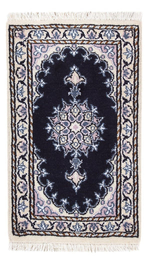 Persisk matta - Nain - 60 x 40 cm - mörkblå