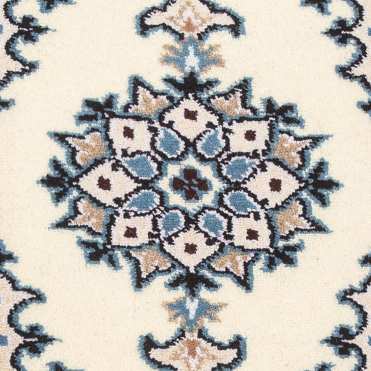 Persisk matta - Nain - 60 x 40 cm - grädde