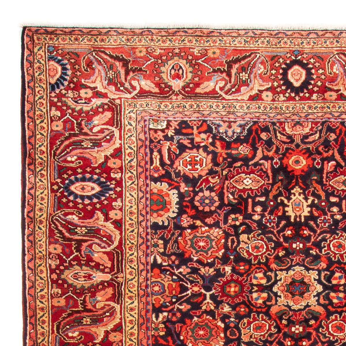 Persisk matta - Nomadic - 323 x 220 cm - mörkblå