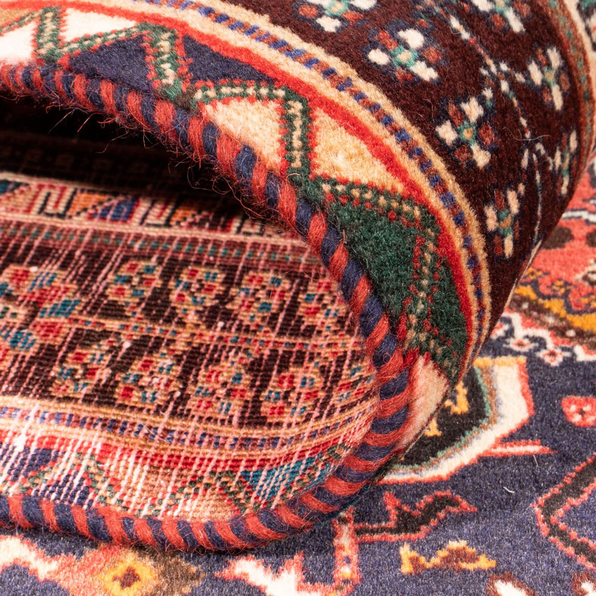 Persisk matta - Nomadic - 285 x 185 cm - mörkblå