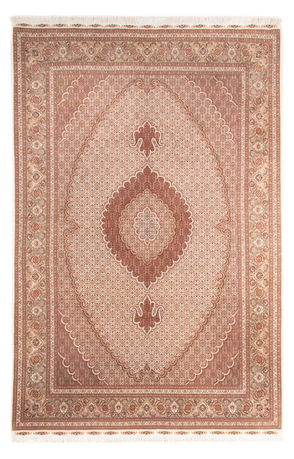 Persisk matta - Tabriz - Royal - 311 x 208 cm - beige