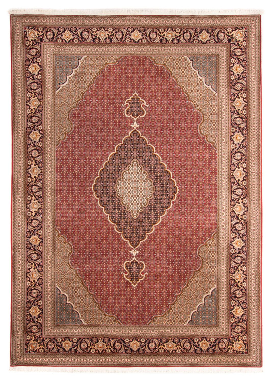 Persisk matta - Tabriz - Royal - 300 x 200 cm - röd