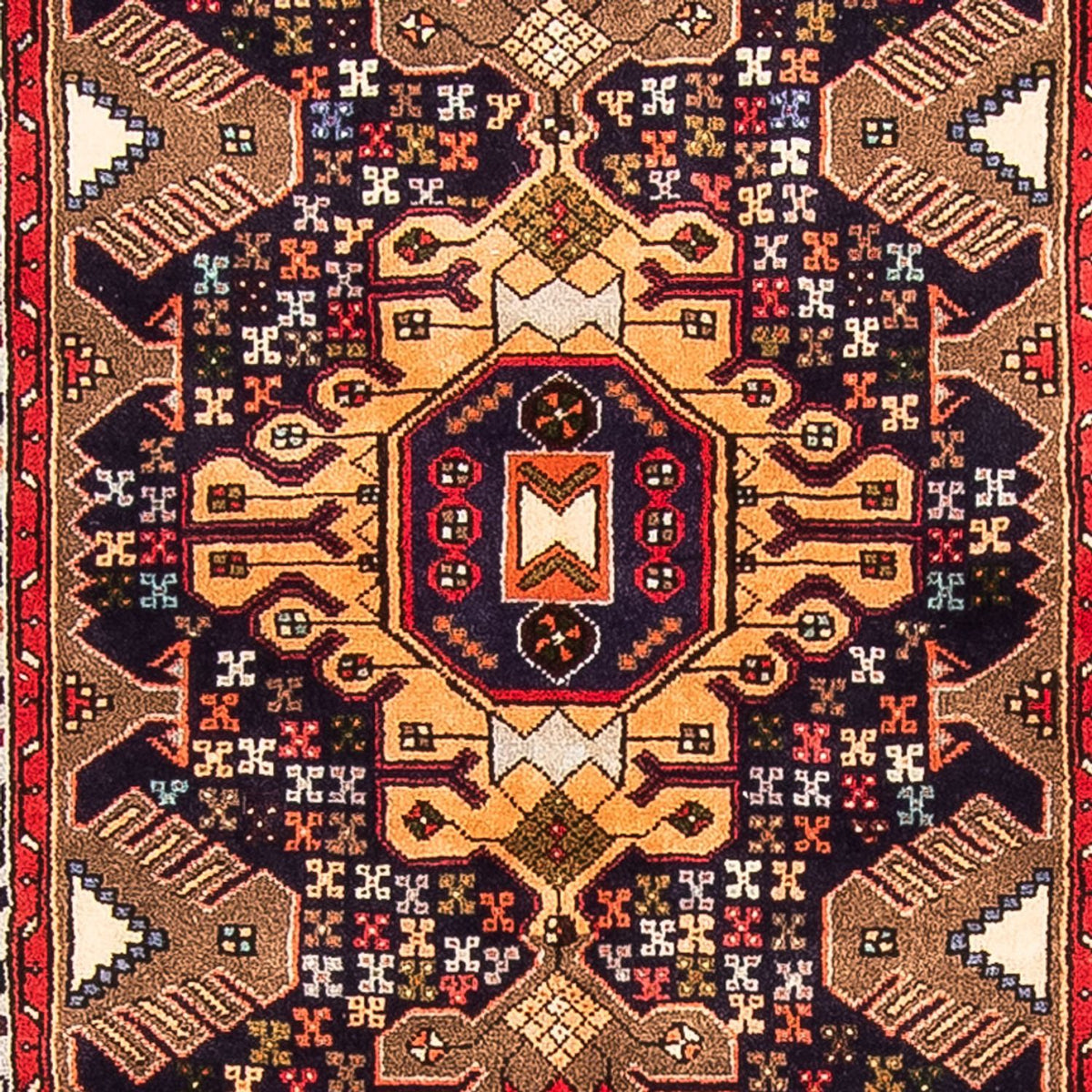 Runner Persisk matta - Nomadic - 385 x 85 cm - mörkblå