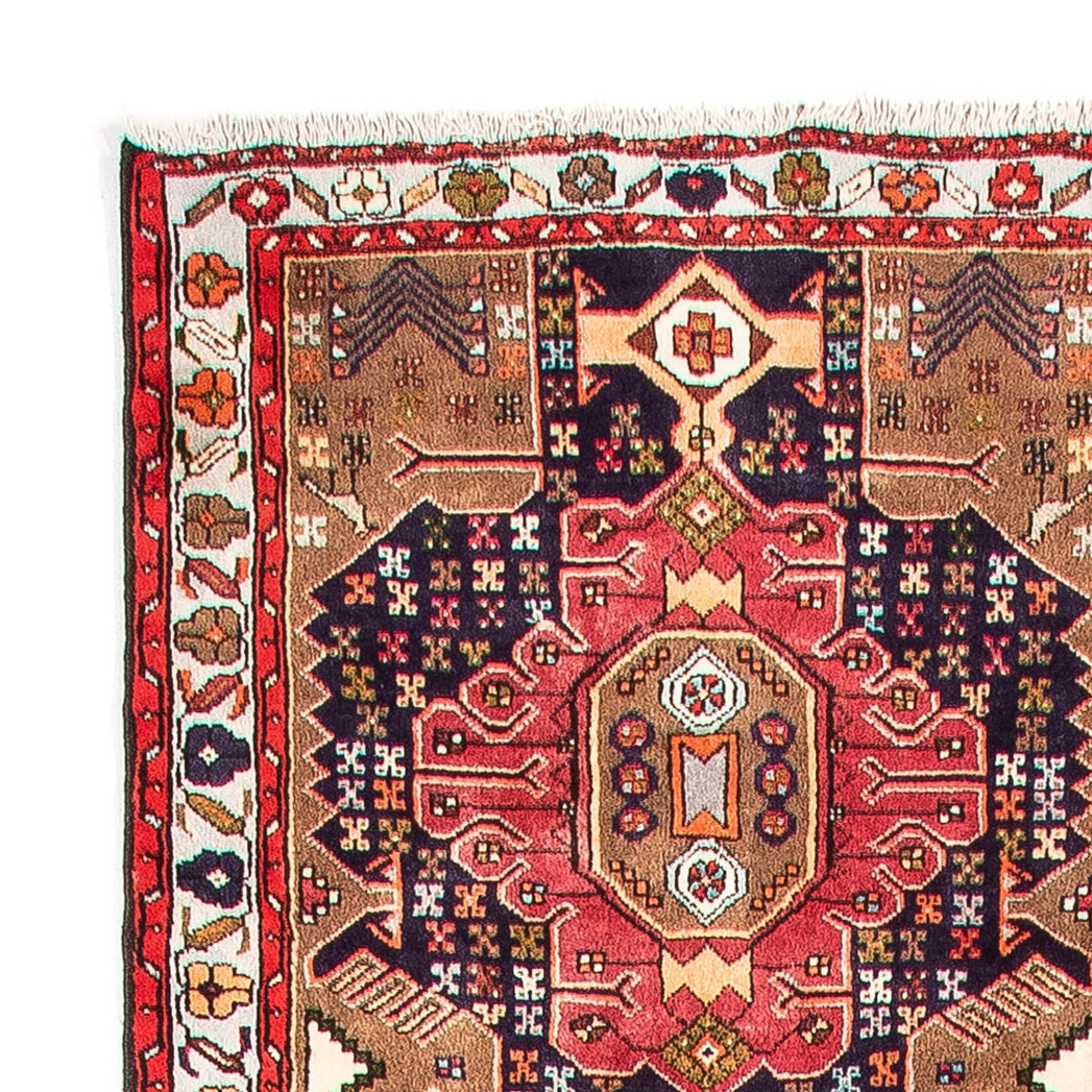 Runner Persisk matta - Nomadic - 385 x 85 cm - mörkblå