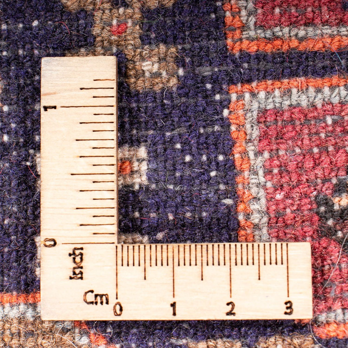 Runner Persisk matta - Nomadic - 385 x 85 cm - mörkblå