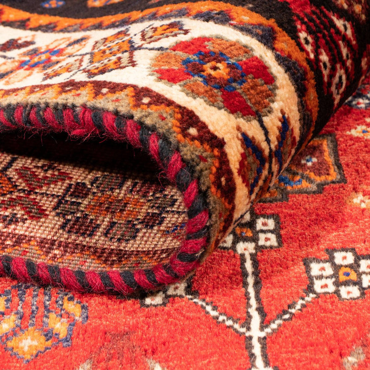 Persisk matta - Nomadic - 161 x 108 cm - röd