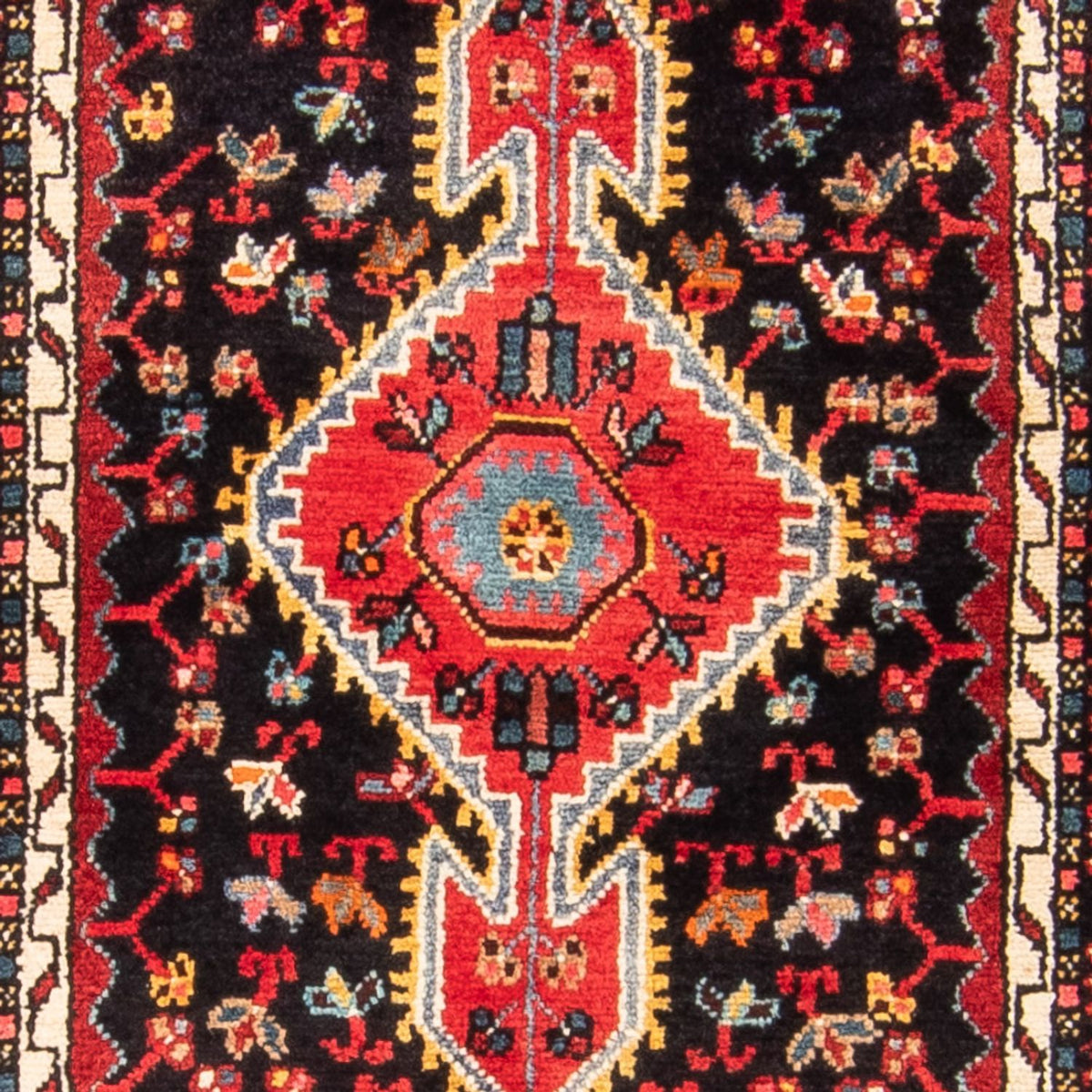 Persisk matta - Nomadic - 164 x 102 cm - mörkblå