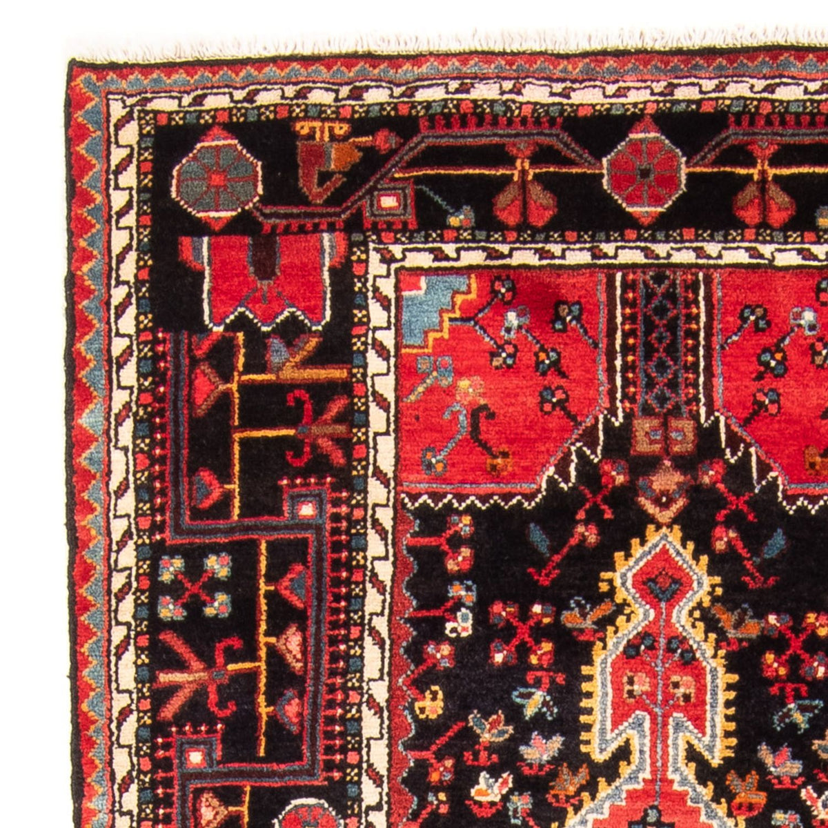 Persisk matta - Nomadic - 164 x 102 cm - mörkblå