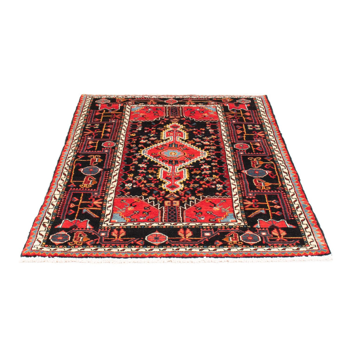 Persisk matta - Nomadic - 164 x 102 cm - mörkblå