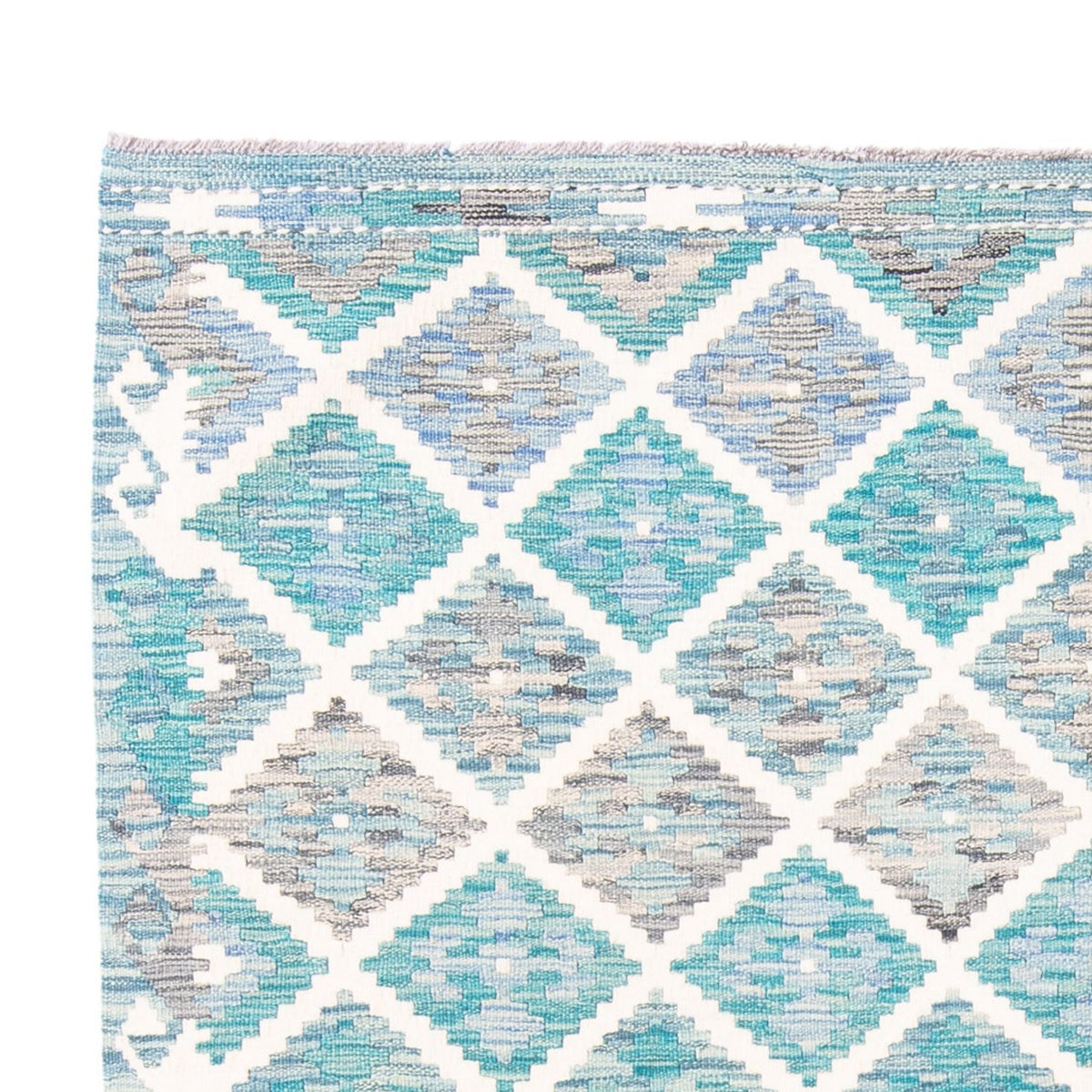 Kelim matta - trendig - 241 x 183 cm - flerfärgad