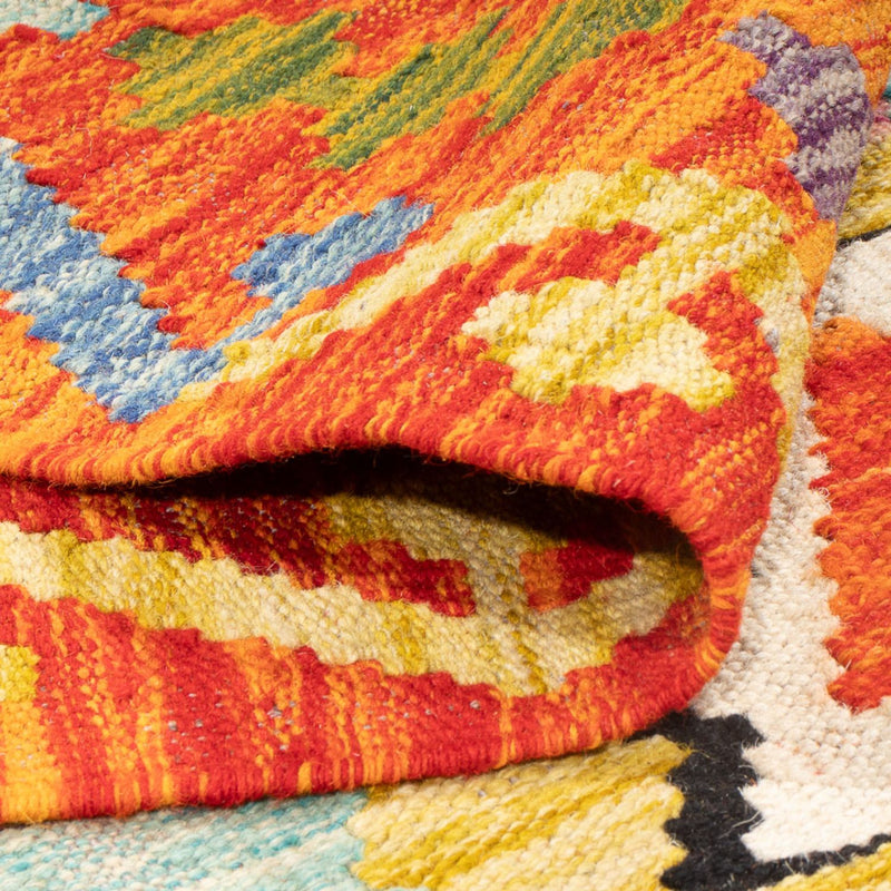 Kelim Carpet - Splash - 247 x 176 cm - flerfärgad