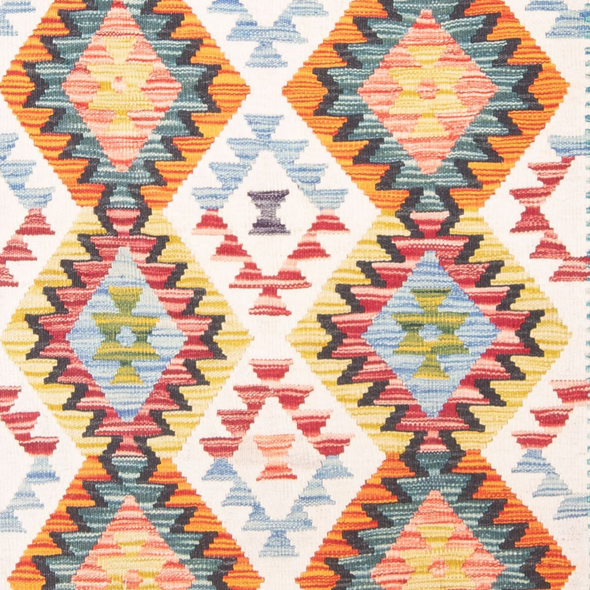 Kelim Carpet - Splash - 251 x 182 cm - flerfärgad