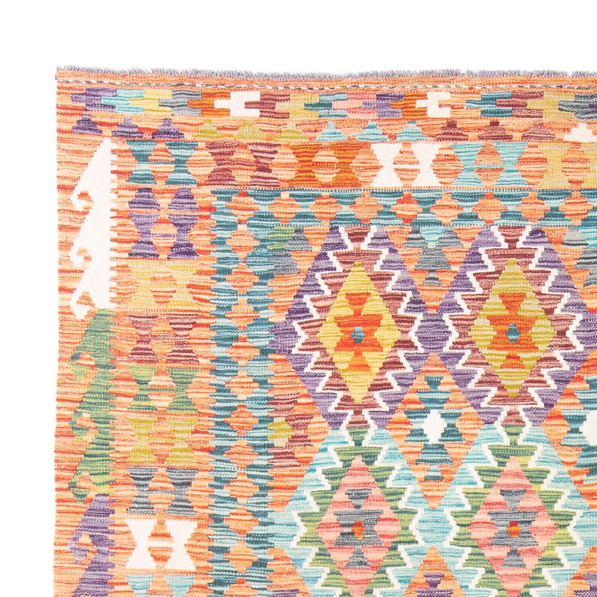 Kelim Carpet - Splash - 248 x 200 cm - flerfärgad